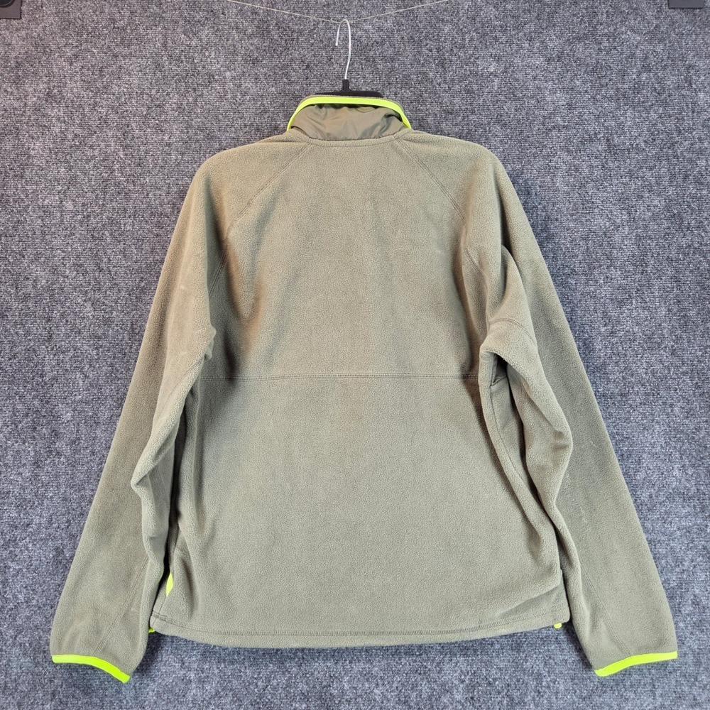Nike Mens Winterized Half Zip Fleece Pullover Medium Green Neon Casual - Picture 6 of 10